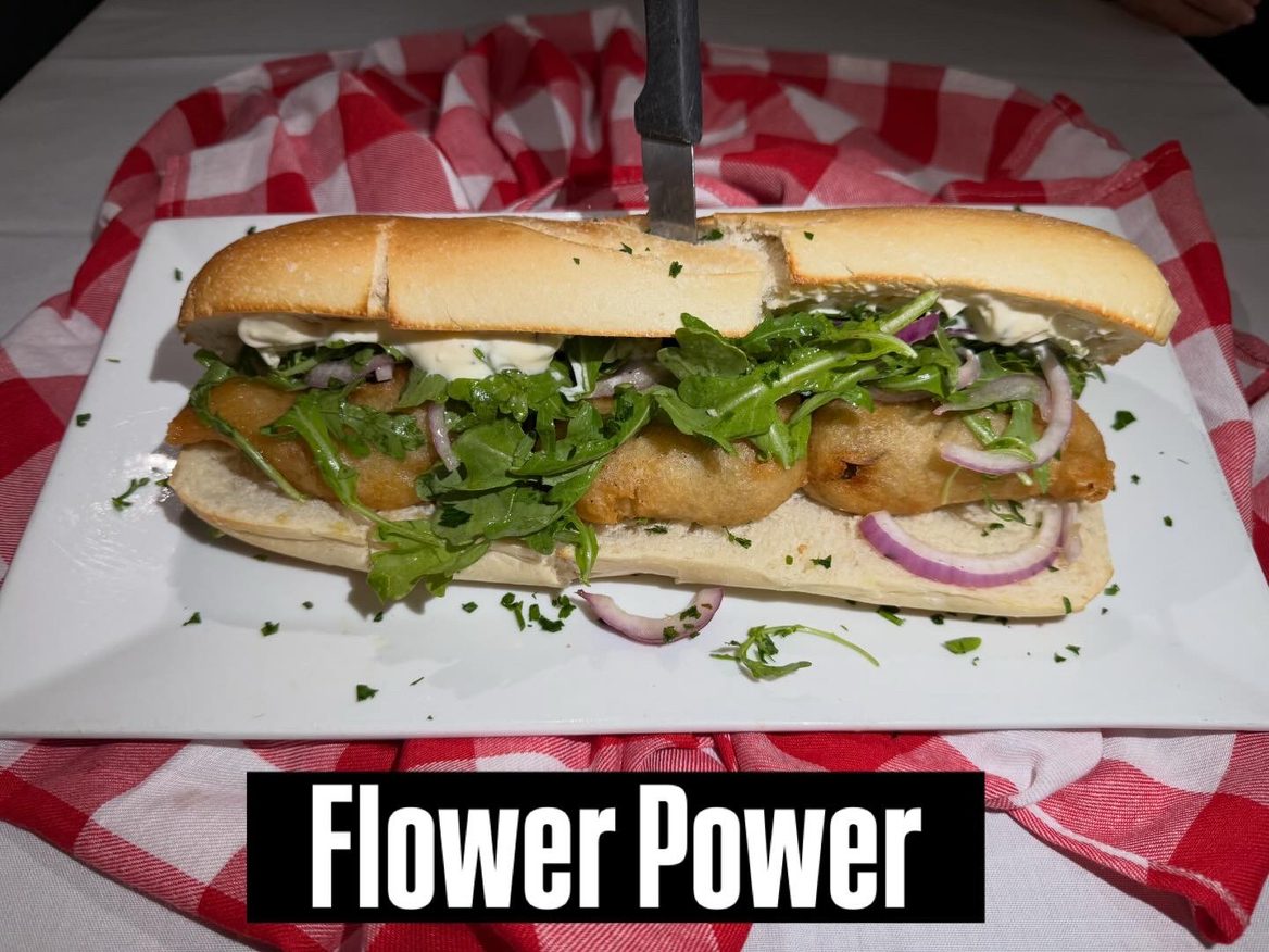 Flower Power Sandwich $18.