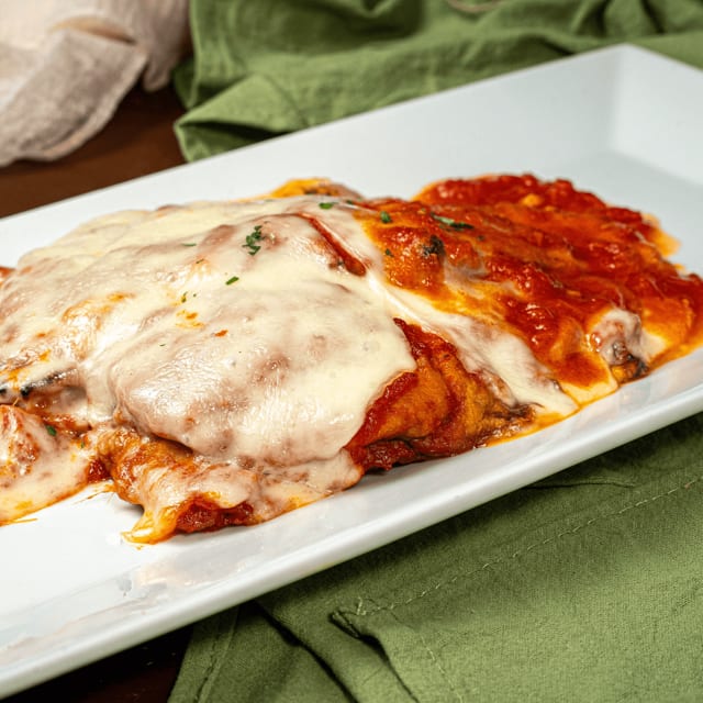 Baked Eggplant Parmigiana.