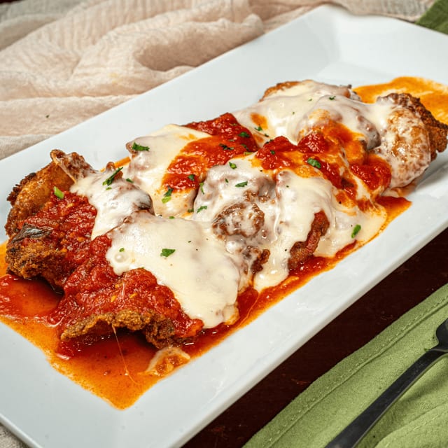 Shrimp Parmigiana.