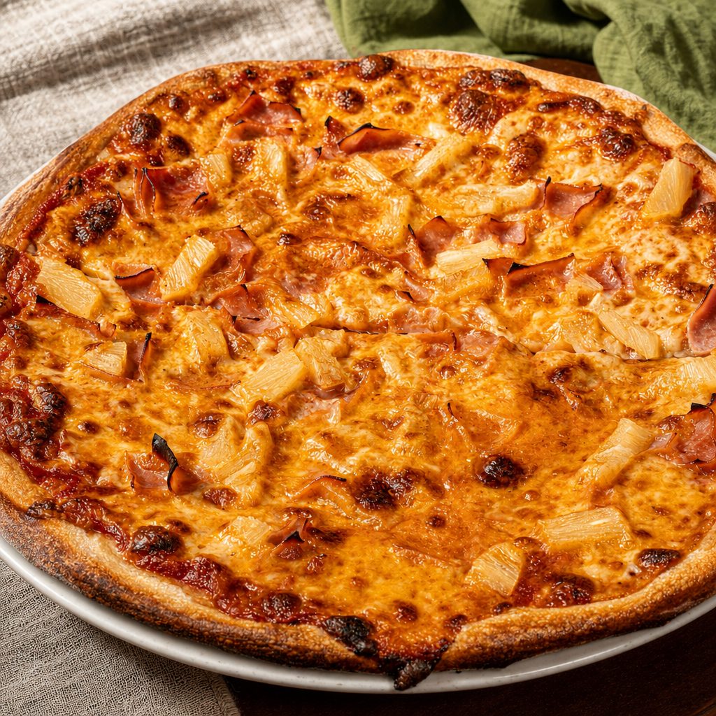 Hawaiian Pizza (Gluten Free Pizza Crust - 6 Slices 12").