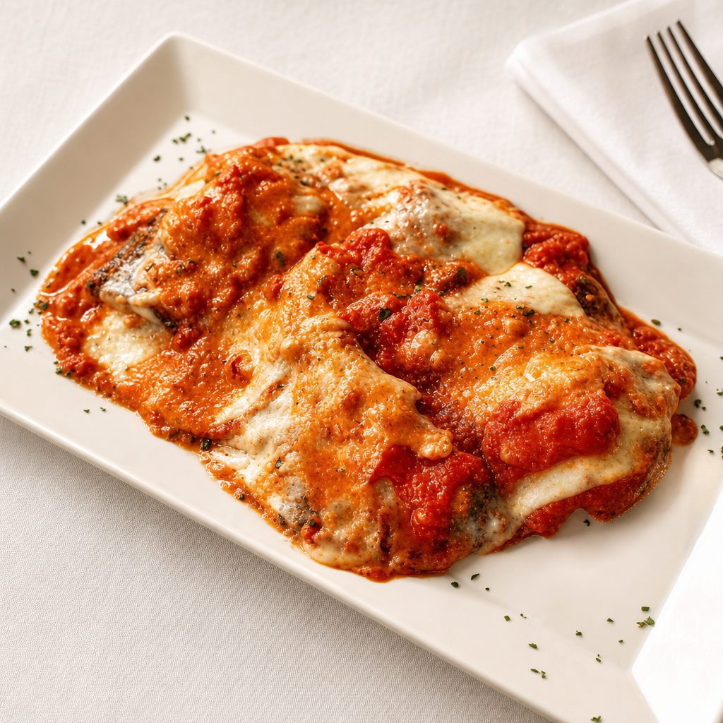 Portobello Parmigiana.